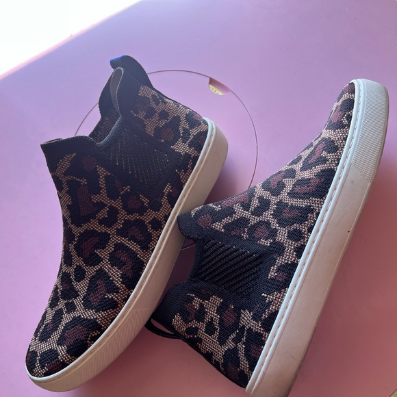 Rothy’s Chelsea high top leopard print size 8.5 - Picture 3 of 6